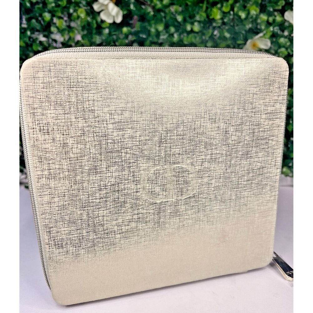 Christian Dior CD DIOR PRESTIGE Cosmetic Case Makeup Box Gold  (6"x 7"x2.5")